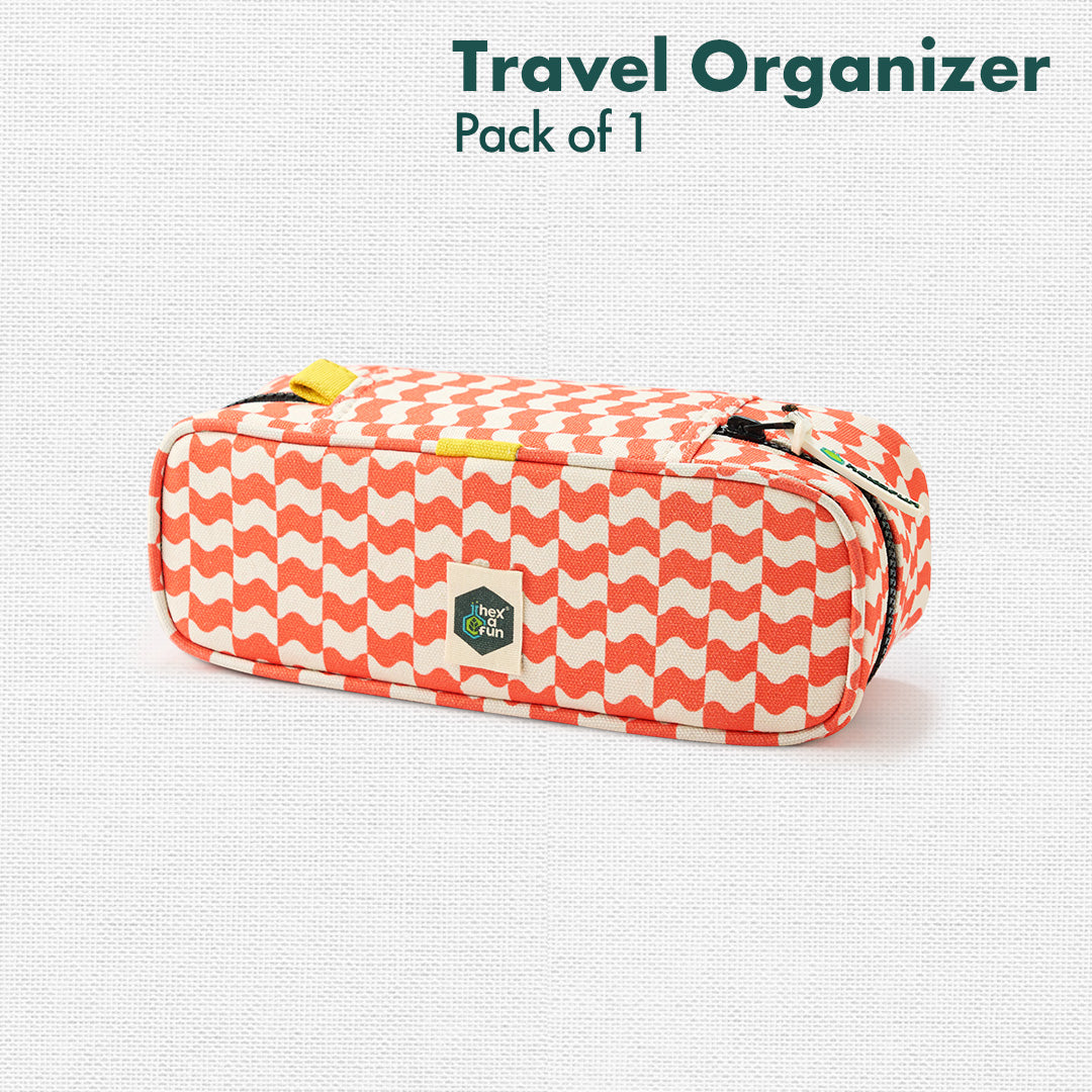 Hallucination, Travel Organizer, 100% Organic Cotton, Medium Size, Pack of 1