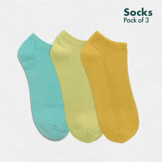 BRB! Bold Right back! Unisex Socks, 100% Organic Cotton, Ankle Length, Pack of 3