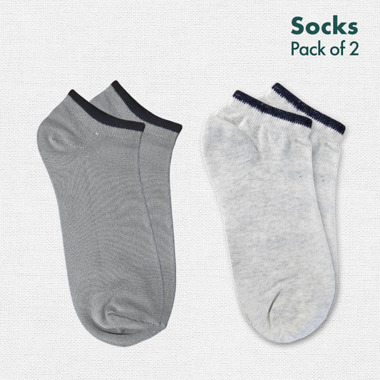 Tipping Unisex Socks, 100% Premium Cotton, Ankle Length, Pack of 2, Series 2