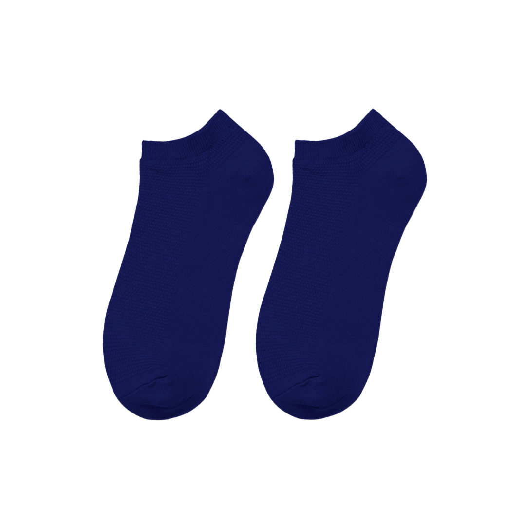 Navy Blue! Unisex Socks, 100% Cotton, Ankle Length, Pack of 1