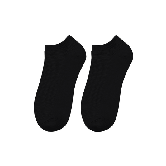 Black Bliss! Unisex Socks, 100% Cotton, Ankle Length, Pack of 1