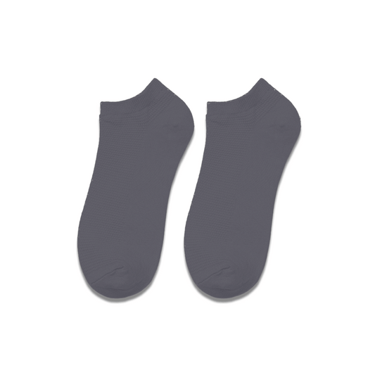 Charcoal Grey! Unisex Socks, 100% Cotton, Ankle Length, Pack of 1