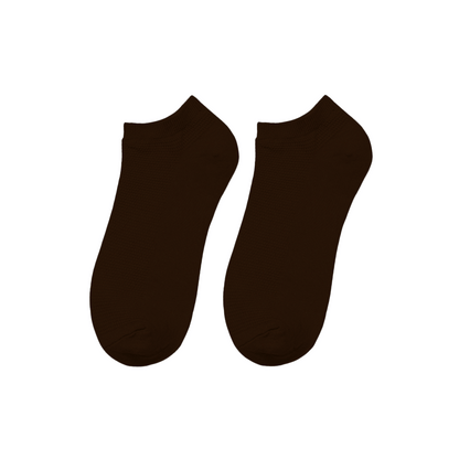 Mocha Brown! Unisex Socks, 100% Cotton, Ankle Length, Pack of 1