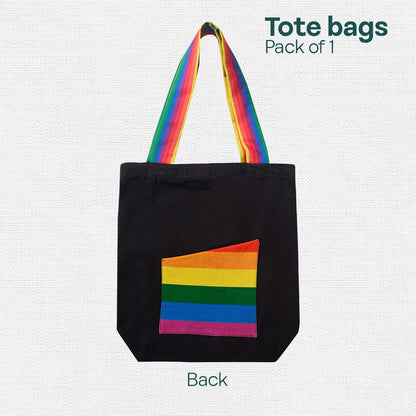 Free Love! Canvas Tote Bags, 100% Organic Cotton, Pack of 1