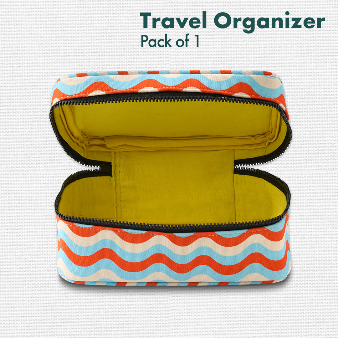 Groovy, Travel Organizer, 100% Organic Cotton, Large Size, Pack of 1