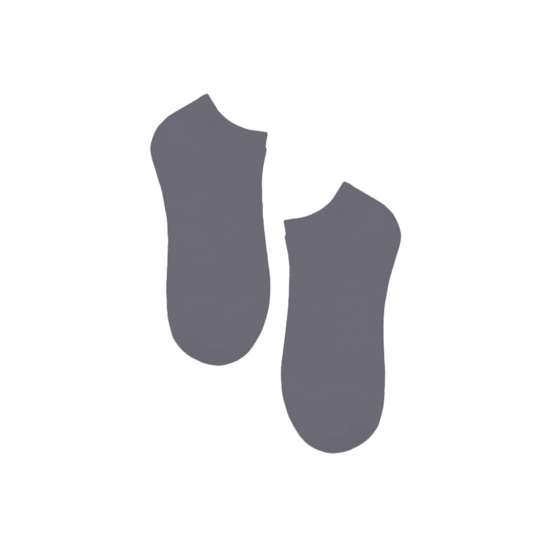 Charcoal Grey! Unisex Socks, 100% Cotton, Ankle Length, Pack of 1