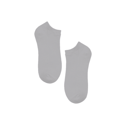 Melange Grey! Unisex Socks, 100% Cotton, Ankle Length, Pack of 1