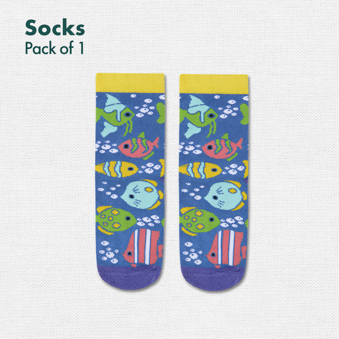 Finding Nemo! Unisex Kid's Socks, 100% Bamboo, Crew Length, Pack of 1