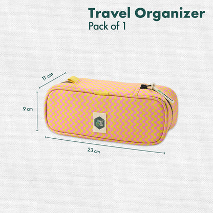 Trippy, Travel Organizer, 100% Organic Cotton, Medium Size, Pack of 1