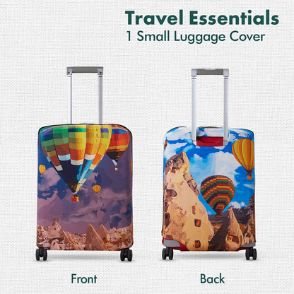 Retro! Travel Essentials, 100% Sustainable Fabric, Pack of 15 + Free Travel Organizer, Large Size