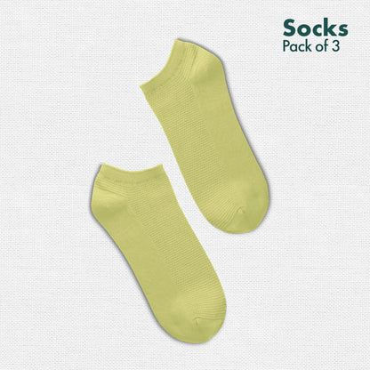 BRB! Bold Right back! Unisex Socks, 100% Organic Cotton, Ankle Length, Pack of 3