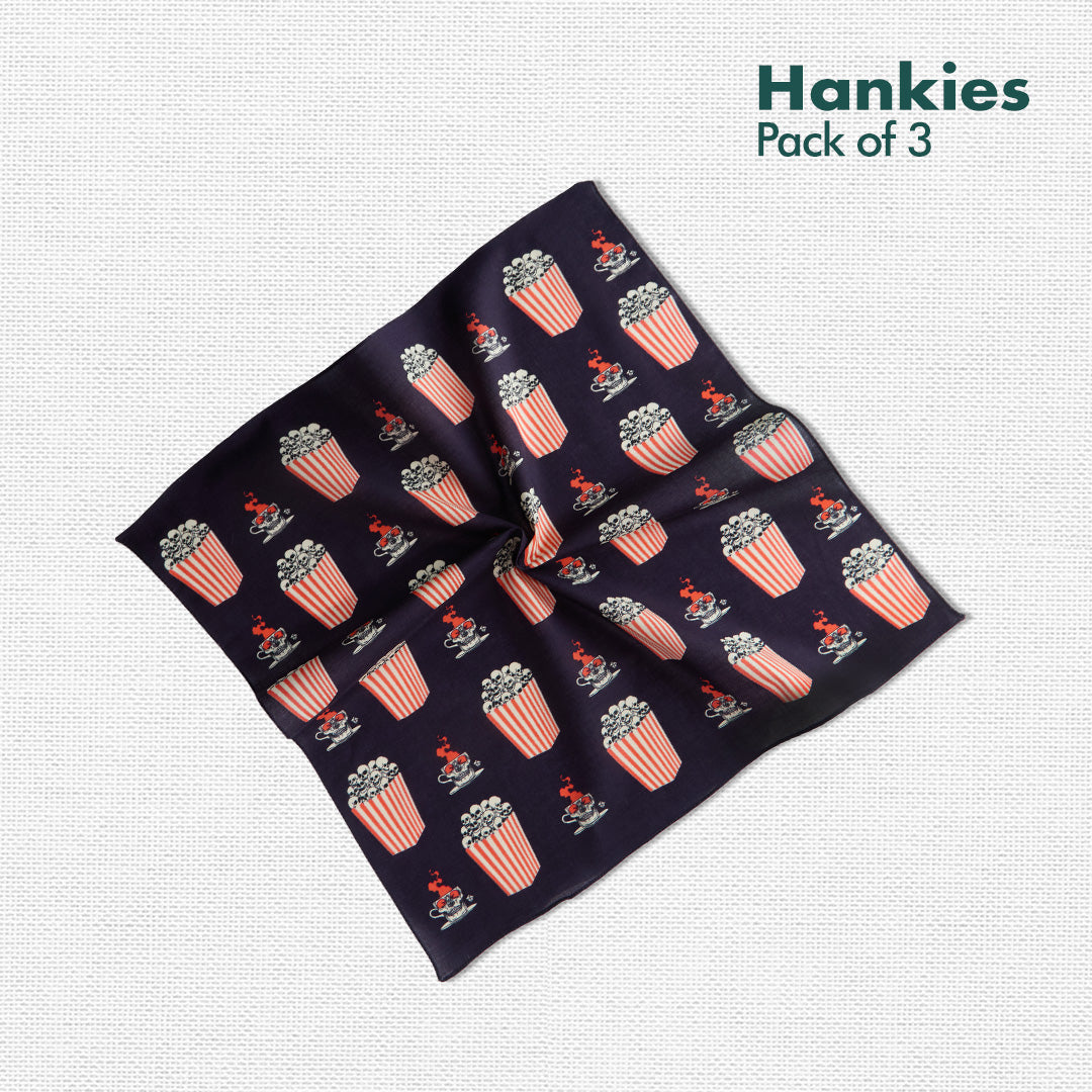 Hocus Pocus! Unisex Hankies, 100% Organic Cotton, Pack of 3