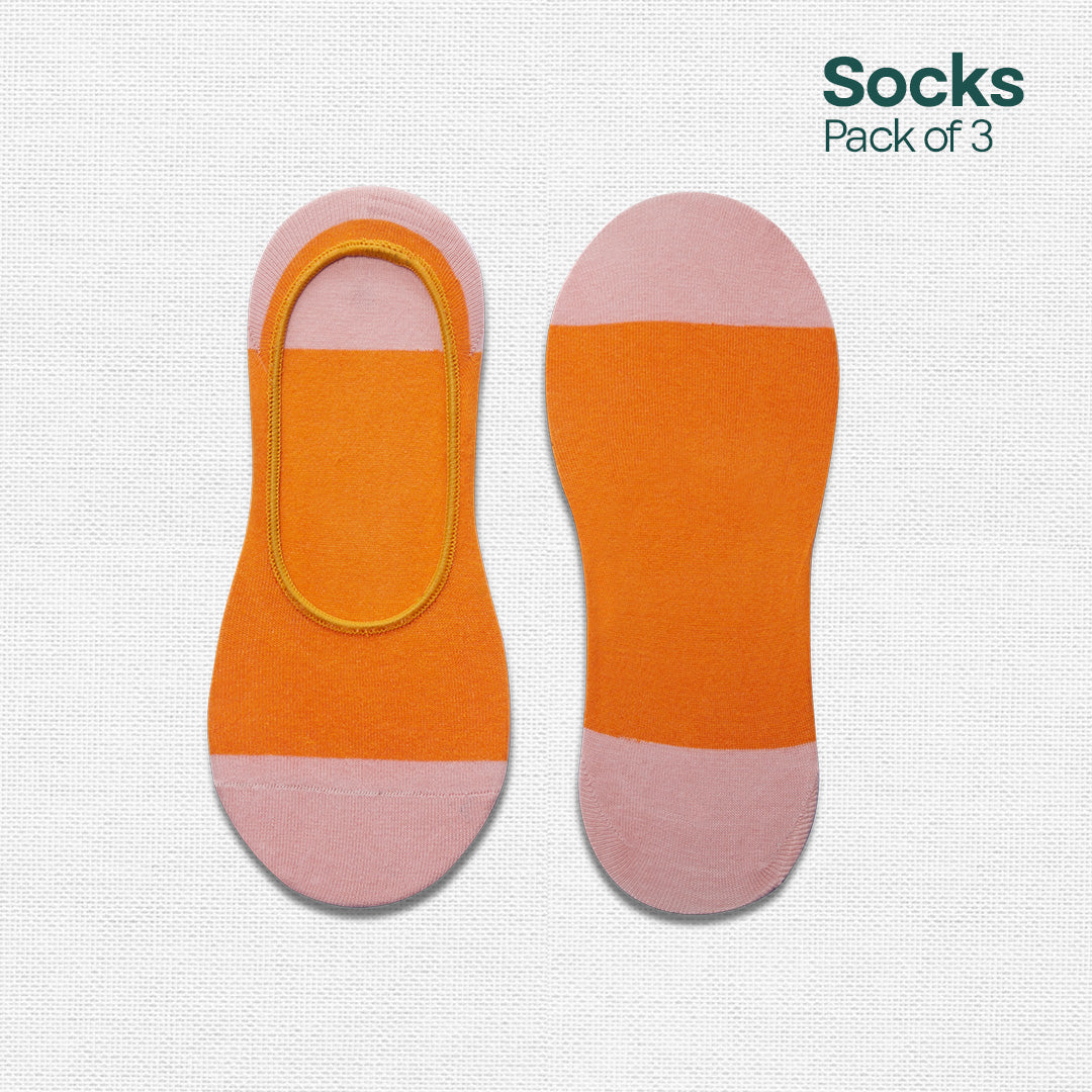 Lines Don’t Lie! Unisex Socks, 100% Organic Cotton, No Show, Pack of 3