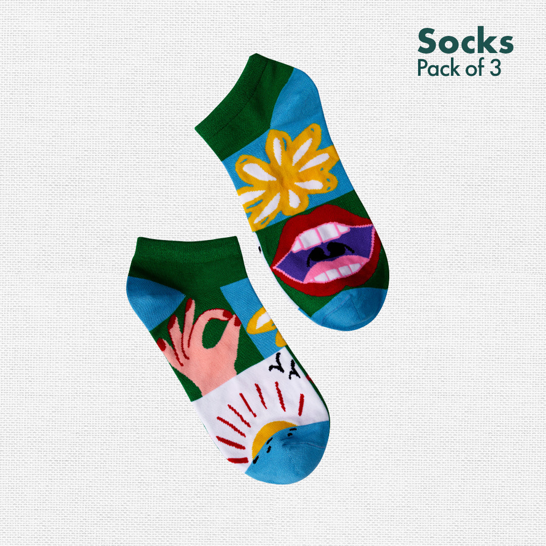 Spiffy Socks Women's Bamboo Fiber Dress Socks – Fun, Colorful, Mid-Calf – One Size Fits 5-11
