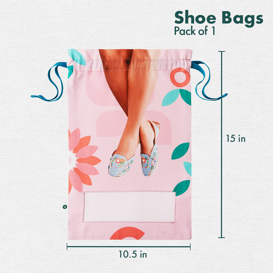 Belly Magic! Women's Shoe Bag, 100% Organic Cotton, Pack of 1