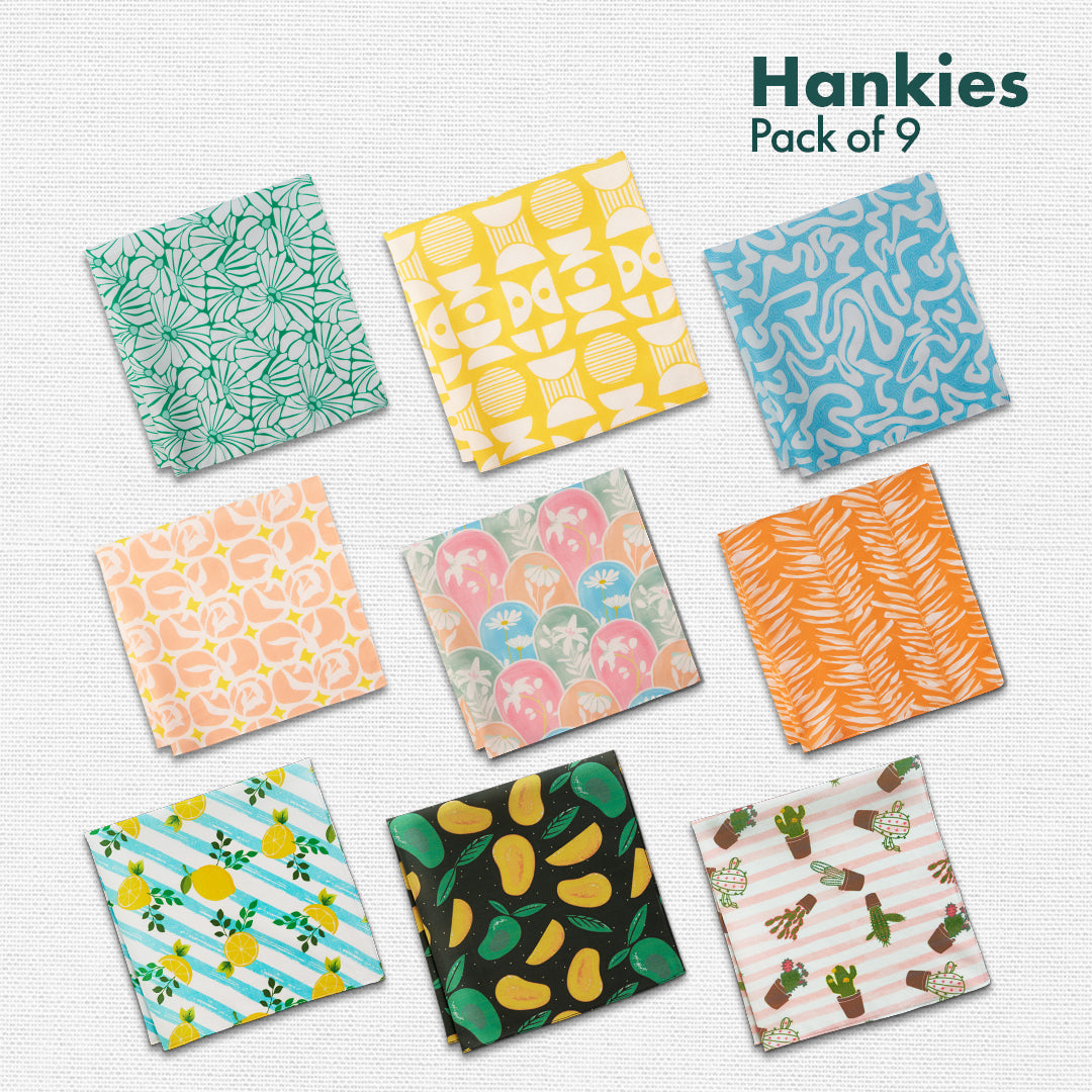 Buy Hankies That Give Soft Touch Not Irritation | Unisex Hankies - Pack ...