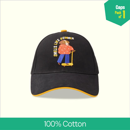 Smell Like Summer! 100% Cotton Fabric, Unisex Cap, Pack of 1
