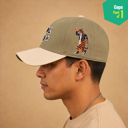 Cool Kid! 100% Cotton Fabric, Unisex Cap, Pack of 1