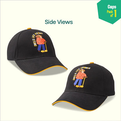 Smell Like Summer! 100% Cotton Fabric, Unisex Cap, Pack of 1