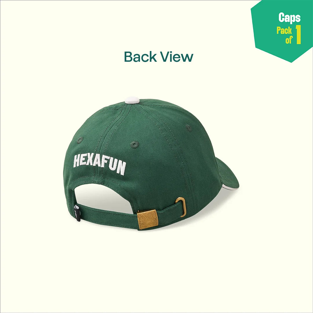 Caffeinated! 100% Cotton Fabric, Unisex Cap, Pack of 1