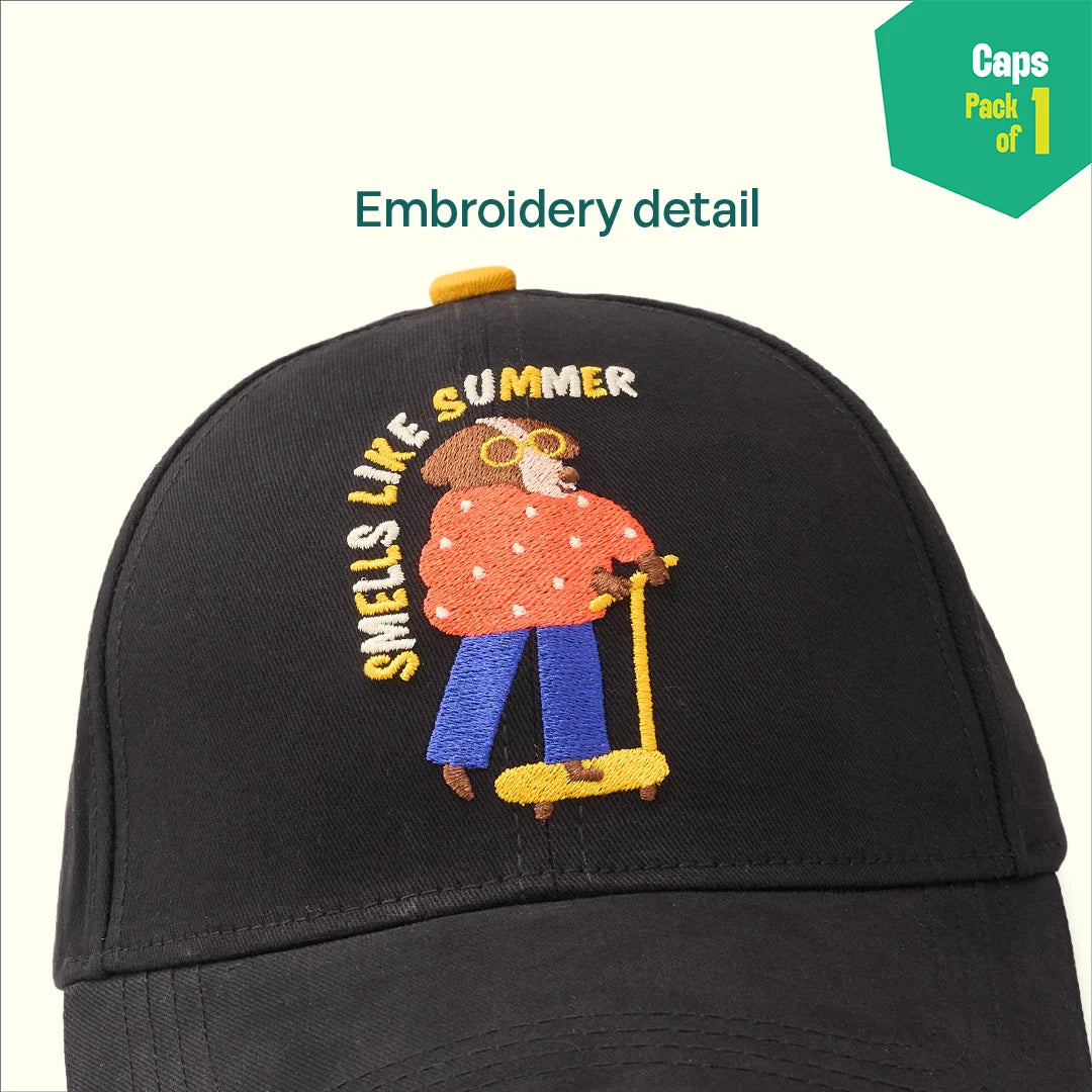 Smell Like Summer! 100% Cotton Fabric, Unisex Cap, Pack of 1