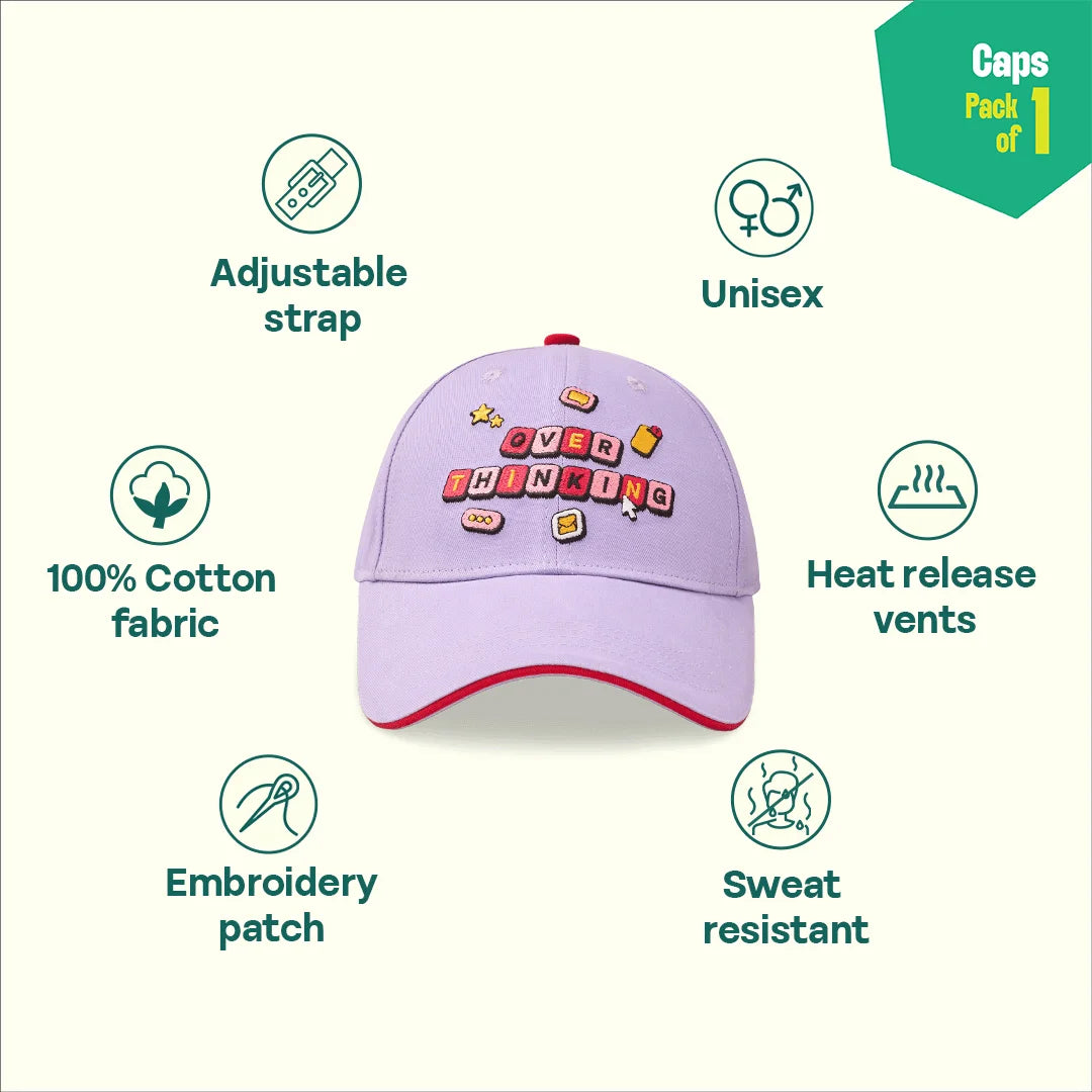 Brainrot! 100% Cotton Fabric, Unisex Cap, Pack of 1