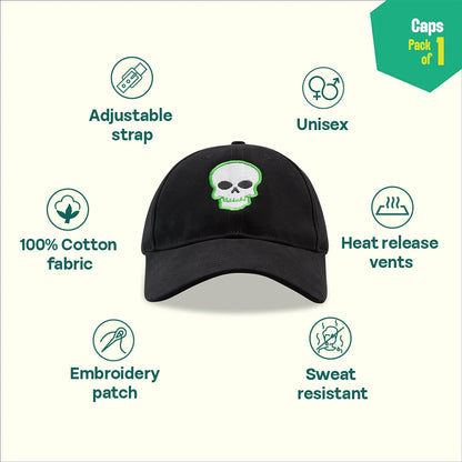 Don't Mess! 100% Cotton Fabric, Unisex Cap, Pack of 1