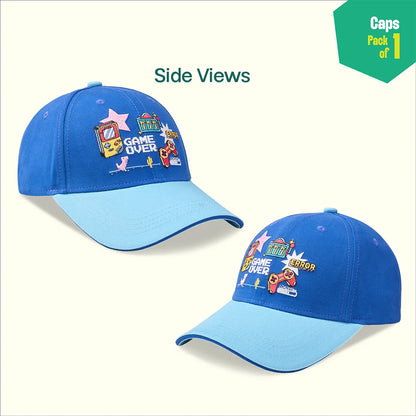 Game Over! 100% Cotton Fabric, Unisex Cap, Pack of 1