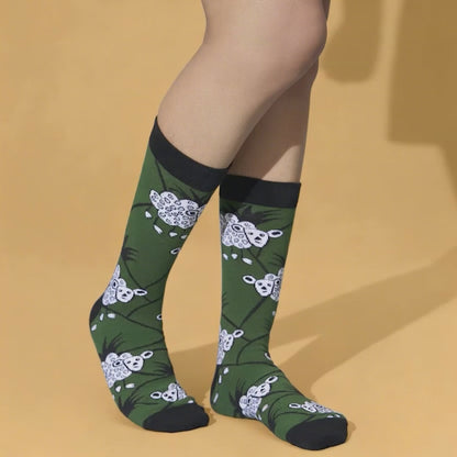 Power Up! Unisex Socks, 100% Bamboo, Crew Length, Pack of 5
