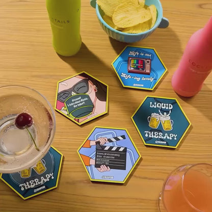 Sip Savers! Coasters, Pack Of 4