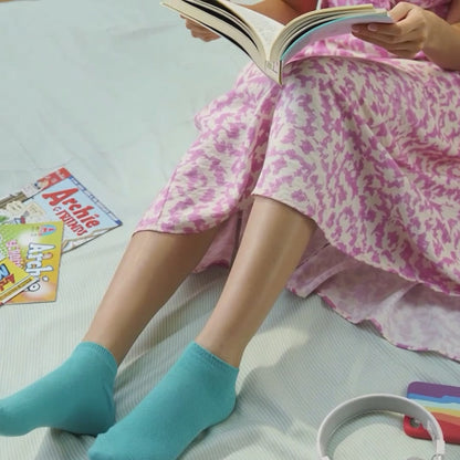 Flying Colors! Unisex Socks, 100% Organic Cotton, Ankle Length, Pack of 2