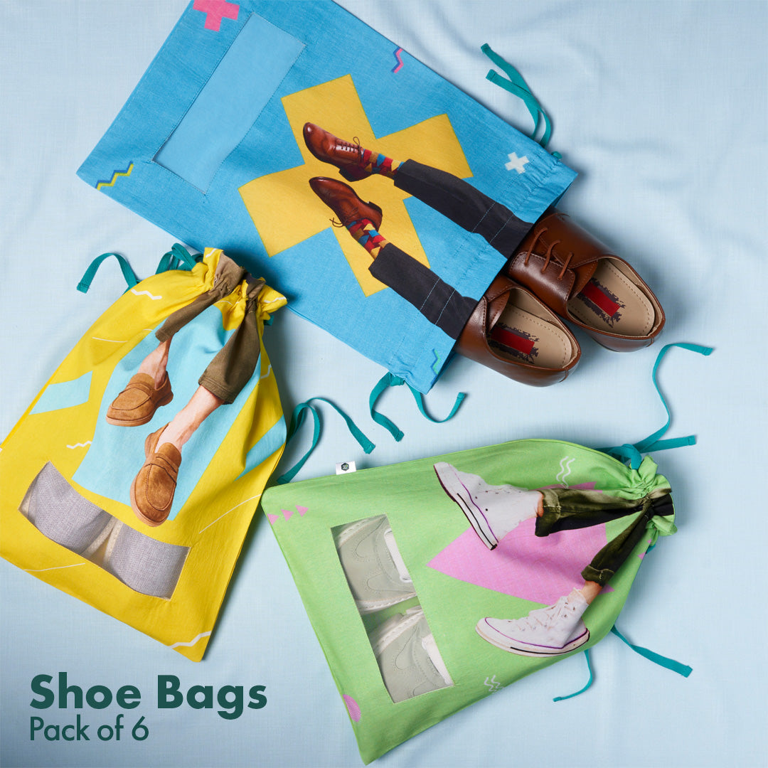 Cotton shoe bags online for travel